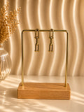 Pendientes Nexo Dorado