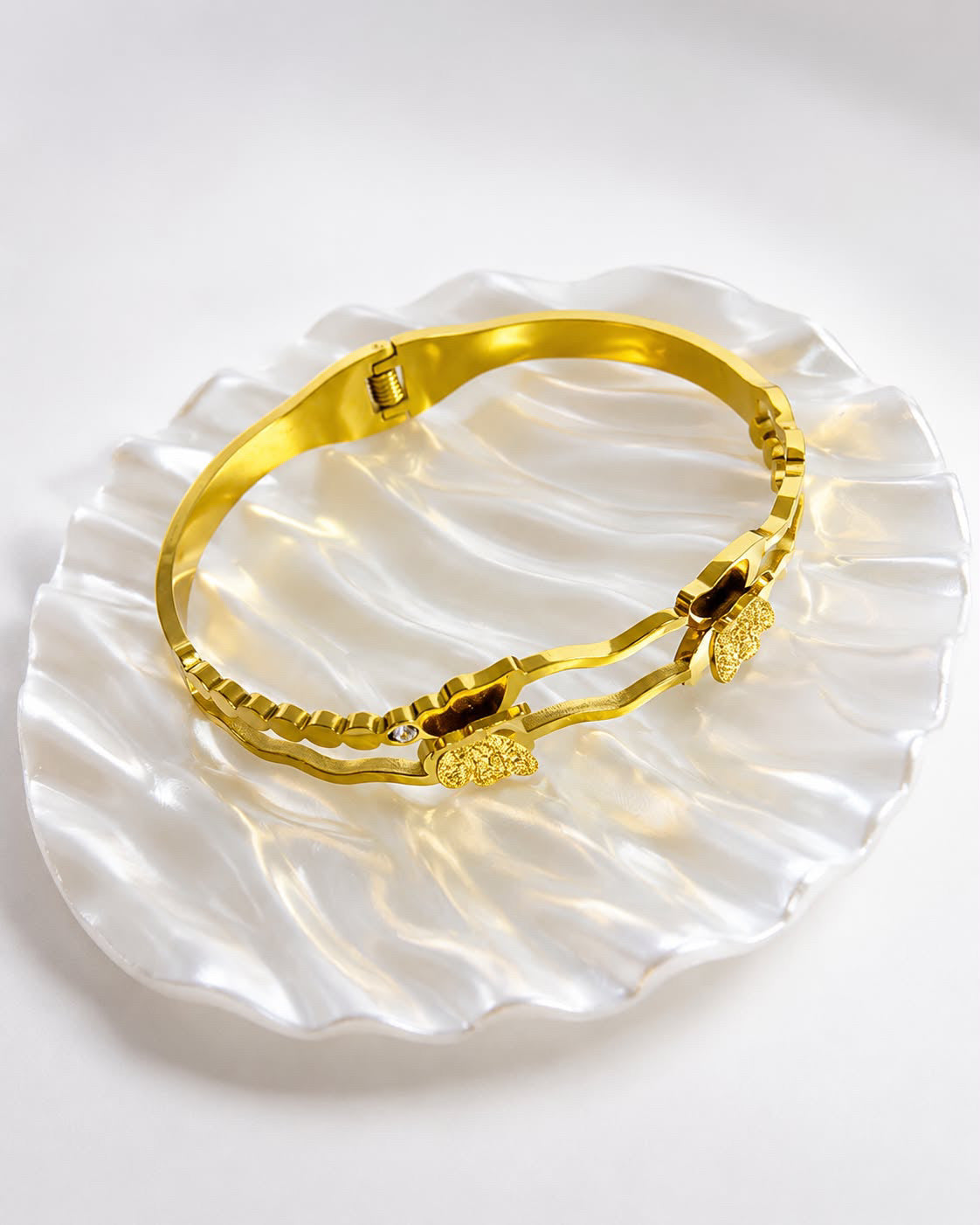 Pulsera Alas Doradas