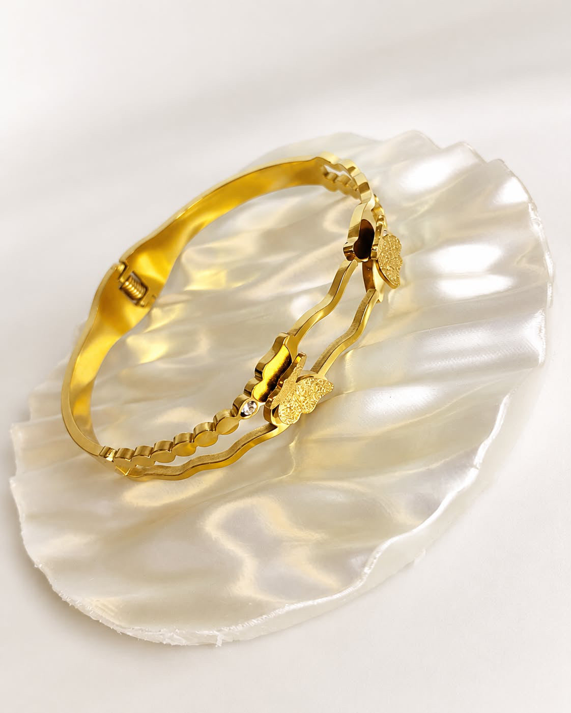 Pulsera Alas Doradas