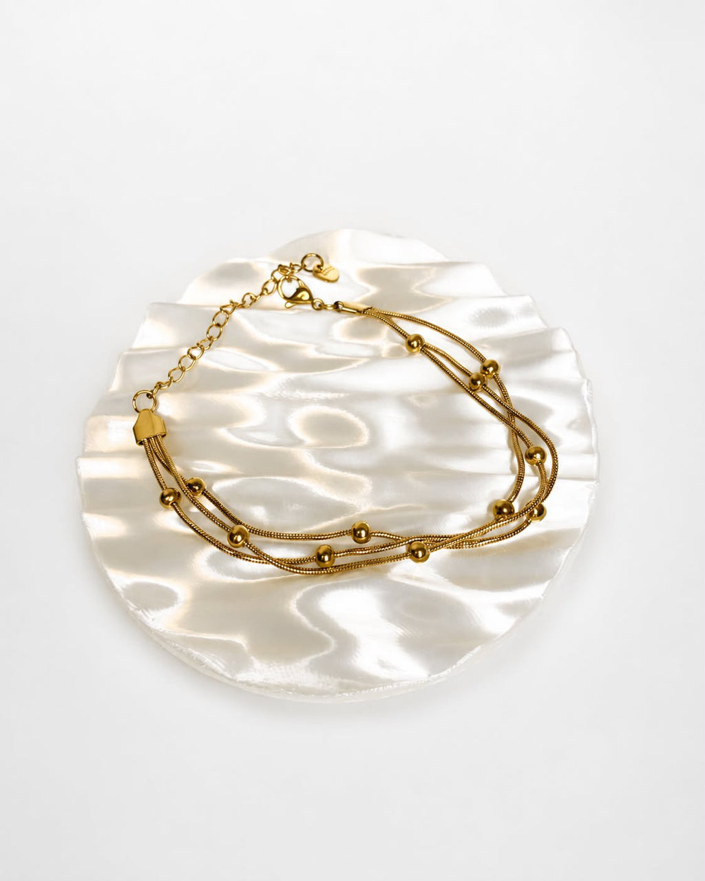 Pulsera Hilos dorados