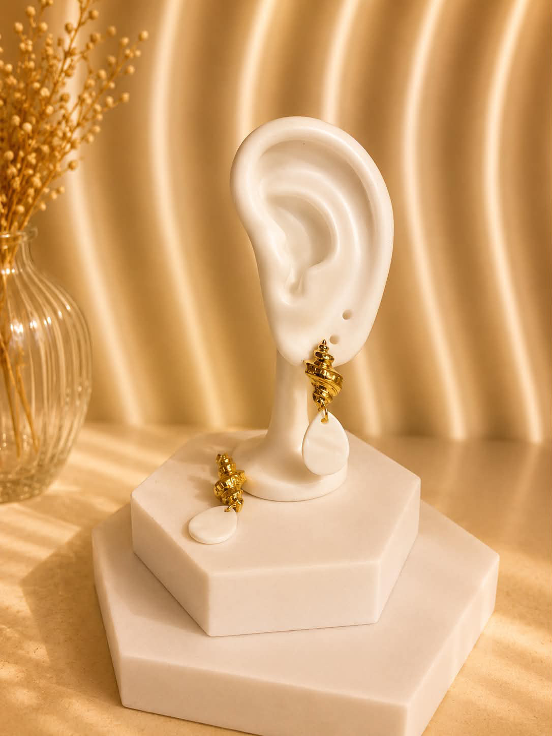 Pendientes Concha Marina