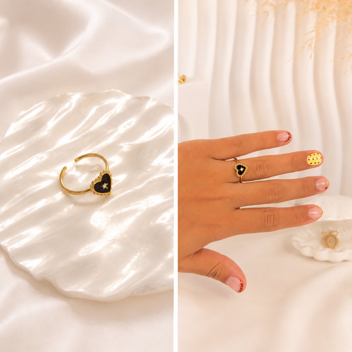 Anillo Corazón Noir