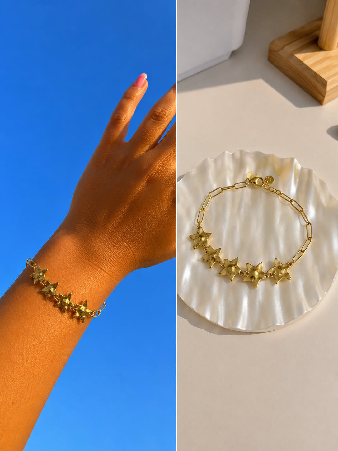 Pulsera Constelación Dorada