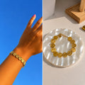 Pulseras Monedas Doradas