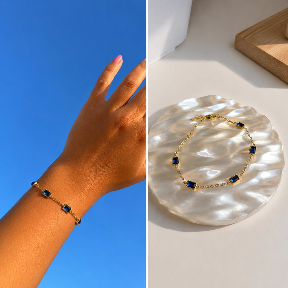 Pulsera Azul Imperial