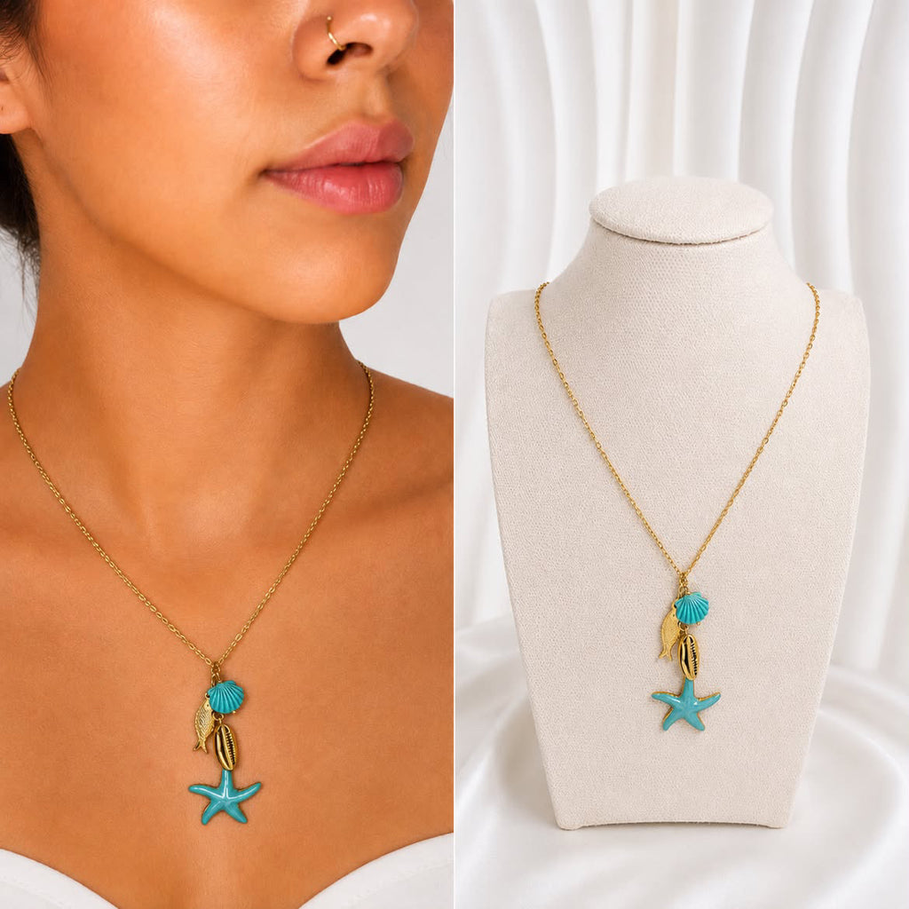 Collar Estrella Turquesa