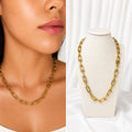 Collar Eslabones Dorados
