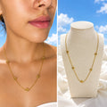 Collar Nudos Dorados