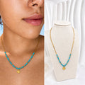 Collar Sol Turquesa